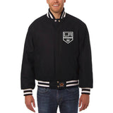 Los Angeles Kings Embroidered  All Wool Jacket - Black