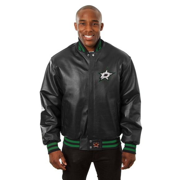 Dallas Stars Full Leather Jacket - Black