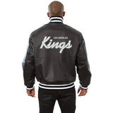 Los Angeles Kings Alternate Logo Full Leather Jacket - Black