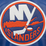 New York Islanders Full Leather Jacket - Royal