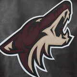 Arizona Coyotes Full Leather Jacket - Black