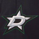 Dallas Stars Two-Tone Wool and Leather Jacket - Black/White