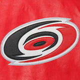 Carolina Hurricanes Full Leather Jacket - Red