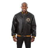 Boston Bruins Full Leather Jacket - Black