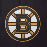 Boston Bruins Two-Tone Wool and Leather Jacket - Black