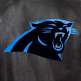 Carolina Panthers JH Design Leather Jacket - Black