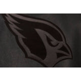 Arizona Cardinals JH Design Tonal Leather Jacket - Black