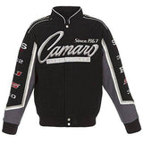 Camaro Racing Twill Cotton Jacket  JH Design - Black