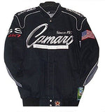 Camaro Racing Cotton Twill Jacket - Black