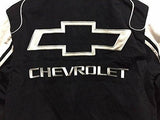 Chevrolet-Chevy Racing Cotton Jacket - Black/Grey