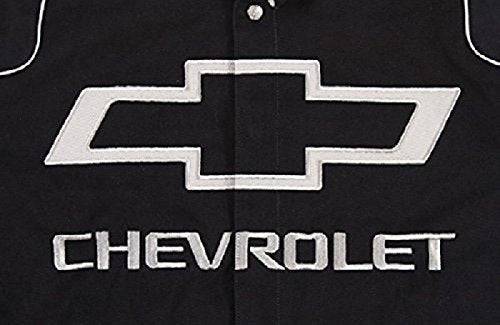 Chevrolet-Chevy Racing Cotton Jacket - Black/Grey | J.H. Sports Jackets