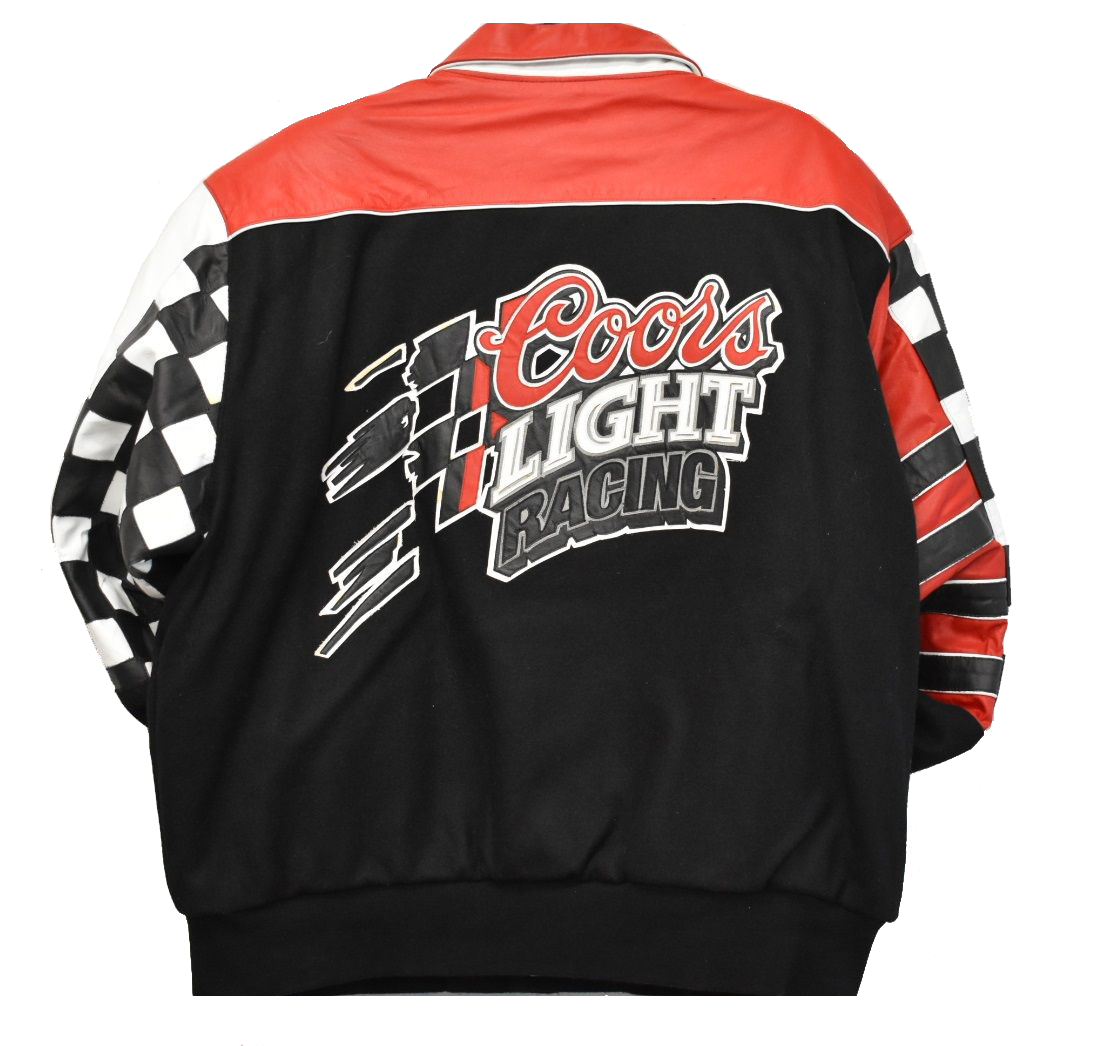 Coors Light Racing Leather and Wool Jacket - Special Edition Coors Light Racing Leather and Wool Jacket - Special Edition