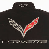 Corvette C7 Embroidered Cotton Twill Jacket - Black