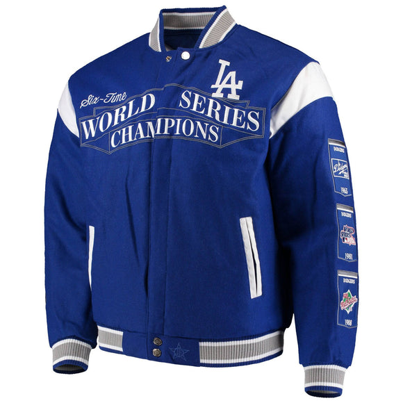 Los Angeles Dodgers  Commemorative Championship Reversible Jacket - Royal