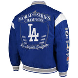 Los Angeles Dodgers  Commemorative Championship Reversible Jacket - Royal