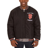 San Francisco Giants JH Design Heathered Gray MLB Reversible Commemorative Melton Jacket