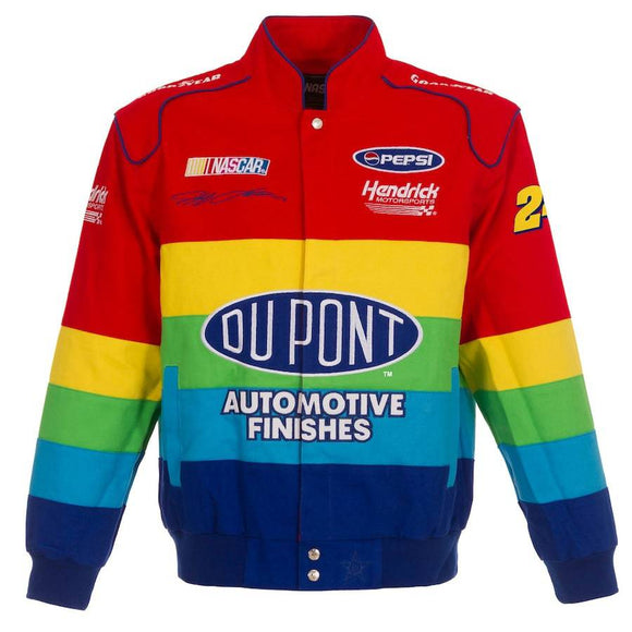 Jeff Gordon Dupont Twill Uniform Full-Snap Jacket Red-Blue- Limited Edition