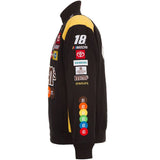 Kyle Busch M&Ms Full-Snap Twill  Jacket JH Design Black