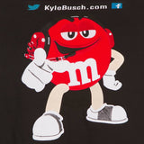 Kyle Busch M&Ms Full-Snap Twill  Jacket JH Design Black