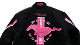 Ford Mustang Collage Women Twill Jacket - Black/Pink