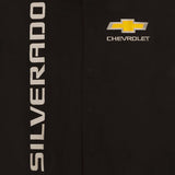 Chevrolet Silverado Embroidered Cotton Twill Jacket - Black