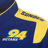 NASCAR Sunoco Racing JH Design Full-Snap Twill Uniform Jacket – Royal/Yellow - J.H. Sports Jackets