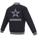 Dallas Cowboys Poly Twill Jacket - Navy