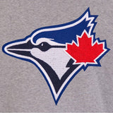 Toronto Blue Jays JH Design Gray Embroidered Reversible Full Snap Fleece Jacket