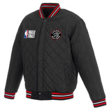 Toronto Raptors JH Design 2019 NBA Finals Champions Reversible Two-Toned Wool Jacket - Black/Red