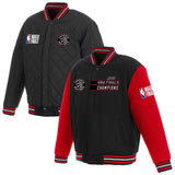 Toronto Raptors JH Design 2019 NBA Finals Champions Reversible Two-Toned Wool Jacket - Black/Red