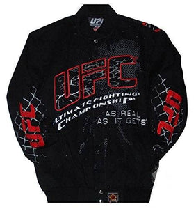 Ufc Ultimate Fighting Twill Jacket - Black