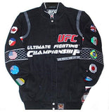 Ufc Ultimate Fighting Championship Twill Jacket - Black