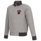 Toronto Raptors JH Design 2019 NBA Finals Champions Full-Zip Reversible Track Jacket - Charcoal/Gray