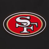 San Francisco 49ers Reversible Wool Jacket - Black - J.H. Sports Jackets