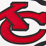 Kansas City Chiefs JH Design Wool & Leather Full-Snap Jacket - Red/Cream - JH Design
