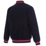 Los Angeles Angels Reversible Wool Jacket - Navy - JH Design