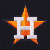 Houston Astros Reversible Wool Jacket - Navy - JH Design