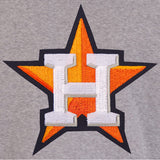Houston Astros Two-Tone Reversible Fleece Jacket - Gray/Navy - JH Design