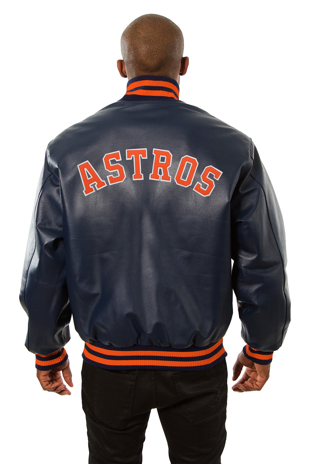 HOT Personalized Name MLB Houston Astros Leather Jacket