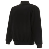 Oakland Athletics Reversible Wool Jacket - Black - JH Design