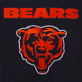 Chicago Bears Reversible Wool Jacket - Navy - J.H. Sports Jackets