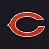 Chicago Bears Reversible Wool Jacket - Navy - JH Design