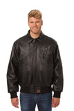 Milwaukee Bucks Full Leather Jacket - Black/Black - JH Design