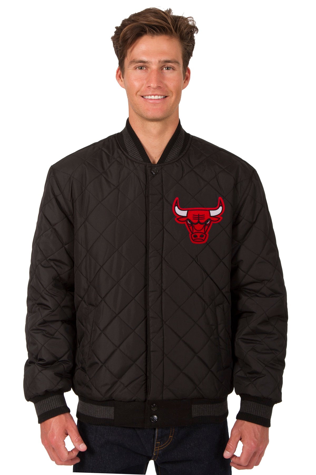 Chicago Bulls Wool & Leather Varsity Jacket S