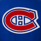 Montreal Canadiens Reversible Wool Jacket - Royal - JH Design