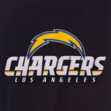 Los Angeles Chargers Reversible Wool Jacket - Navy - J.H. Sports Jackets