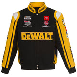 2021 Christopher Bell JH Design Dewalt Twill Uniform Full-Snap Jacket - JH Design