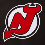New Jersey Devils Reversible Wool Jacket - Black - J.H. Sports Jackets