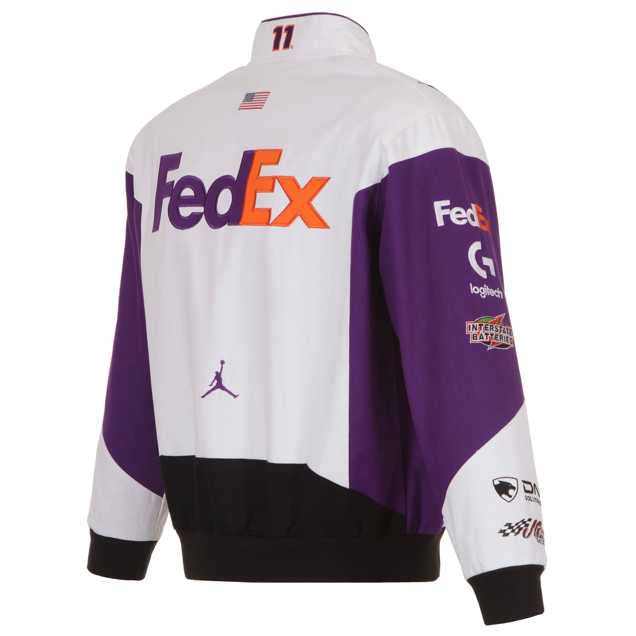 ナスカー レーシングジャケット FedEx デニー ハムリン M(XL相当