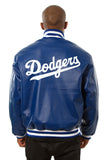 Los Angeles Dodgers Full Leather Jacket - Royal - JH Design